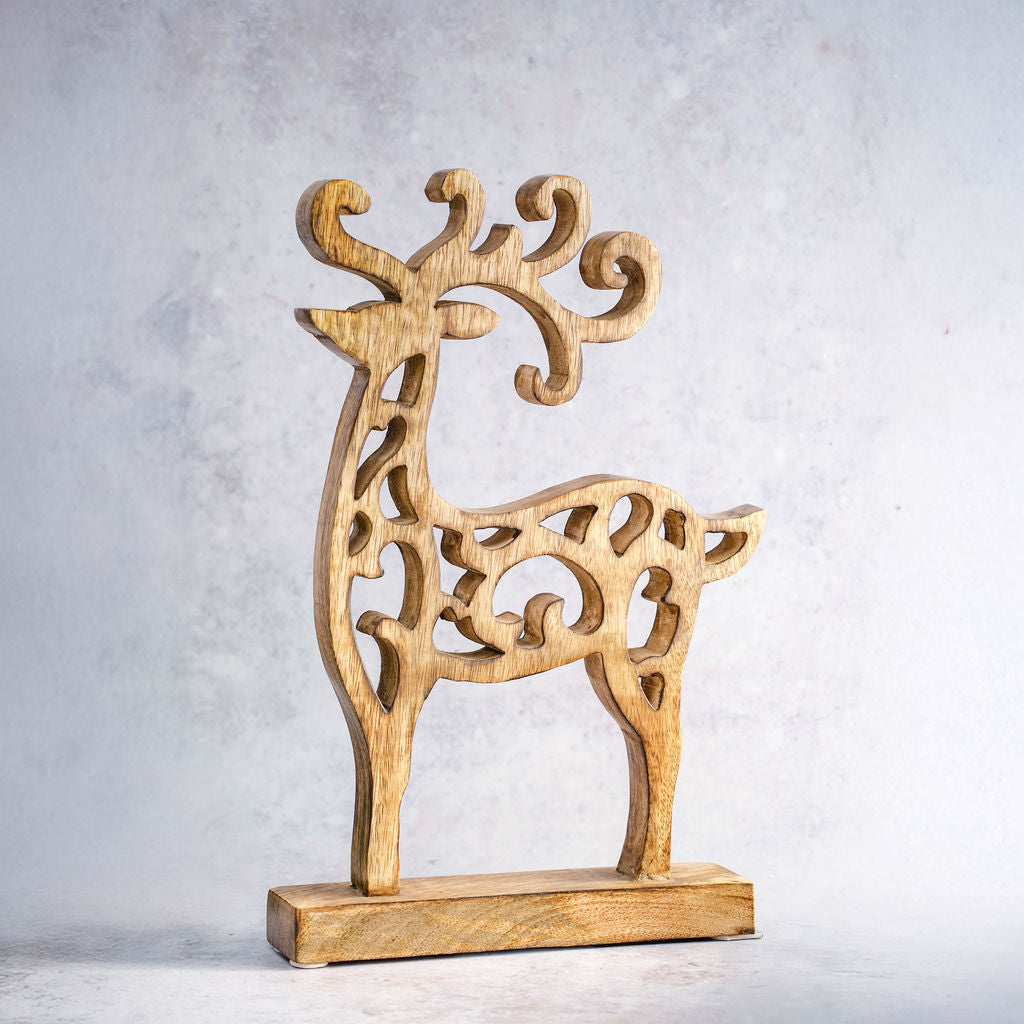 Svalbard - Giant Free Standing Decorative Reindeer