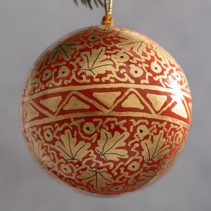 3" Red Ternion Bauble