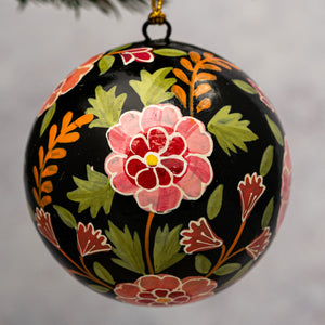 3" Indian Floral 18 Christmas Bauble