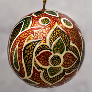 3" Indian Floral 26 Christmas Bauble
