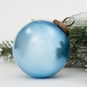 3" Large Sky Pearlescent Bauble