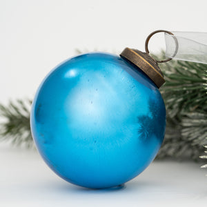 3" Large Teal Pearlescent Bauble