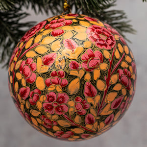 4" Pink Russian Christmas Bauble