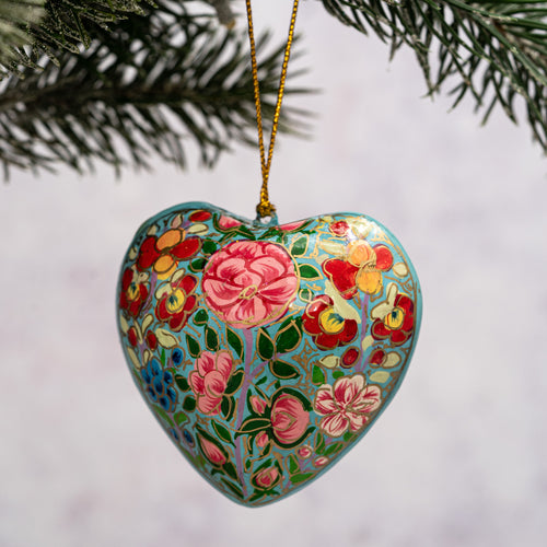 Indian 11 Floral Hanging Heart