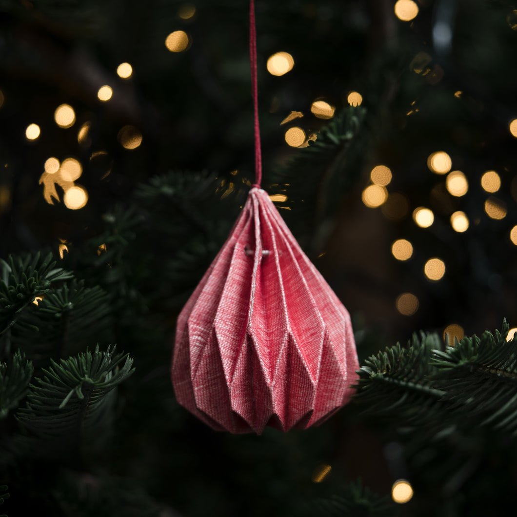 Tiree Red Paper Hanging Decoration