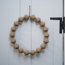 Load image into Gallery viewer, Scandi style Corrugated Geometric Wreath