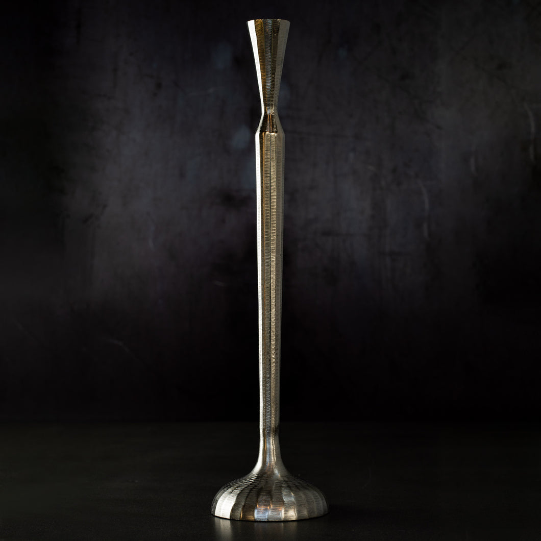 Aluminium Silver Floor Candle Stick – Large - 60cm
